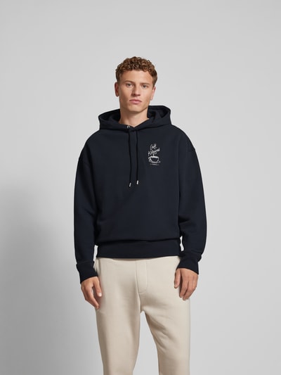 MAISON KITSUNE Hoodie mit elastischem Bund Black 4