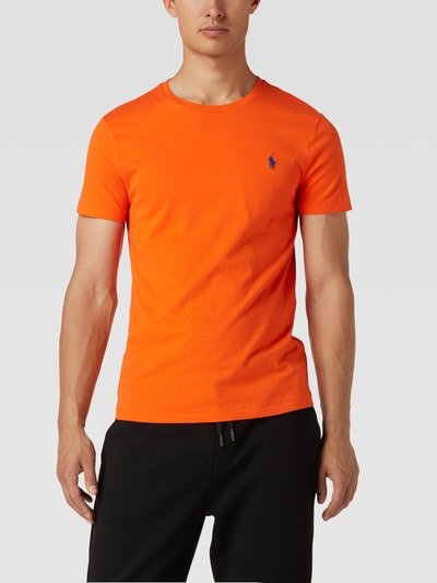 Polo Ralph Lauren T-shirt z wyhaftowanym logo Pomarańczowy 4