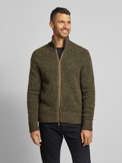 SELECTED HOMME Strickjacke mit Modell 'TED' Oliv 4