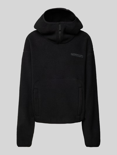 Review Oversized Hoodie mit Label-Detail Black 2