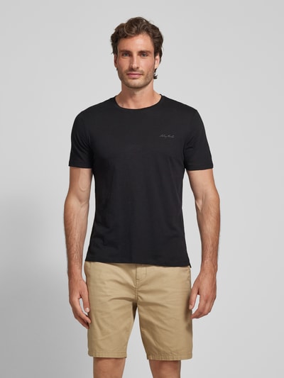 Antony Morato T-Shirt mit Label-Print Black 4