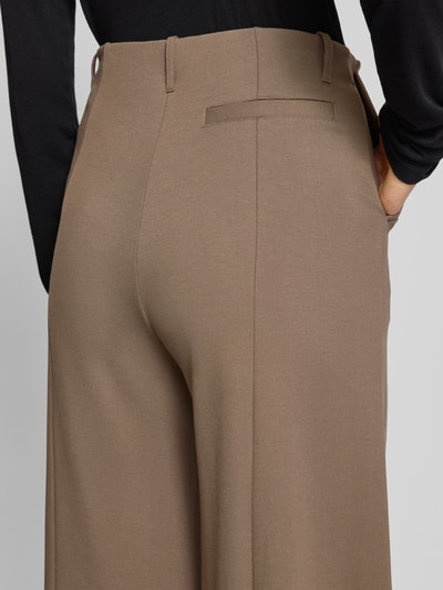 Armedangels Regular Fit Weite Hose aus Viskose-Mix Modell 'MAEVAA' Taupe 3