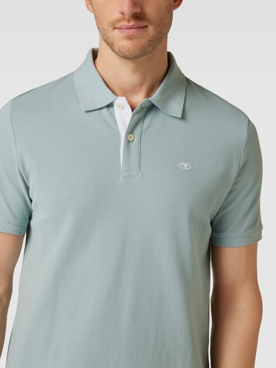 Tom Tailor Poloshirt im unifarbenen Design Modell 'BASIC' Lind 3