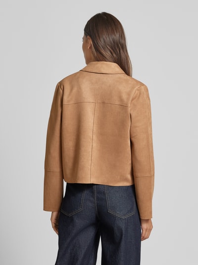 Zero Blazer mit aufgesetzten Taschen Camel 5