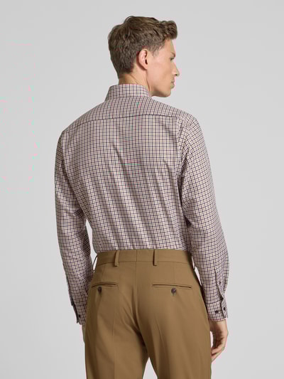 ETERNA Modern fit zakelijk overhemd met button-downkraag Hazelnoot - 5