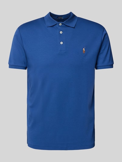 Polo Ralph Lauren Poloshirt mit Label-Stitching Petrol 2