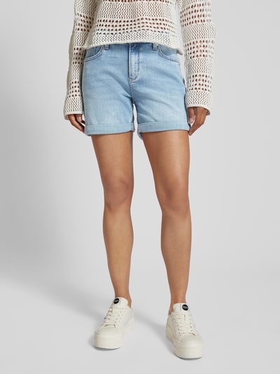 QS Jeansshorts mit Eingrifftaschen Hellblau 4