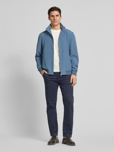 Christian Berg Men Blouson mit Reißverschlusstaschen Blau 1