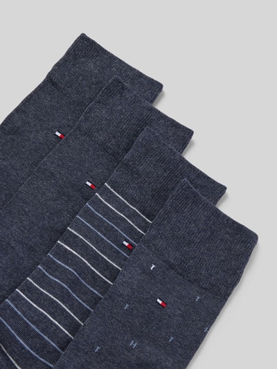 Tommy Hilfiger Zestaw skarpet z mieszanki bawełny  Jeansowy niebieski 2