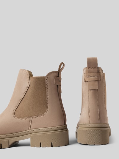 Tamaris Chelsea boots met elastische inzet Lichtbruin - 2