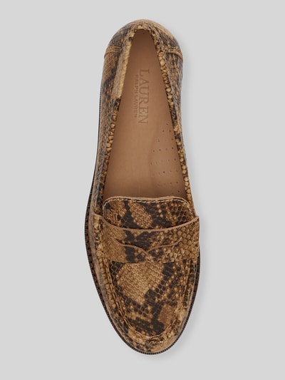 Lauren Ralph Lauren Mokasyn ze skóry naturalnej Camel 3