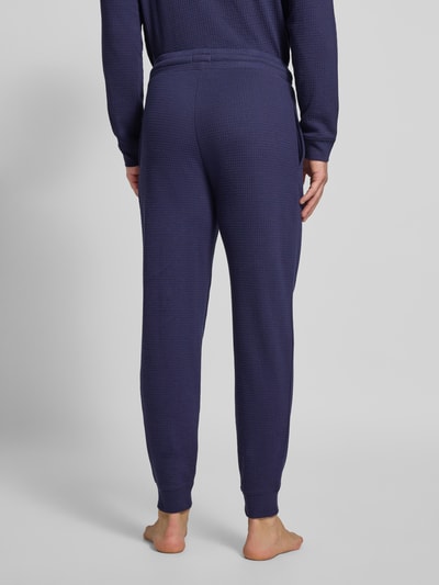 HUGO Regular Fit Sweatpants aus Baumwoll-Mix Modell 'AUSTIN PANTS' Marine 5