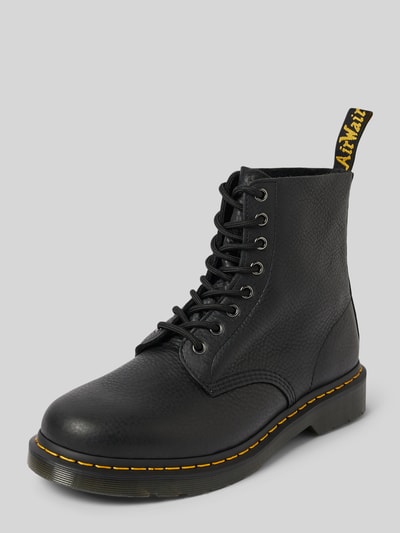 Dr. Martens Schnürboots aus Leder mit Ziernaht Modell 'Eye' Black 1