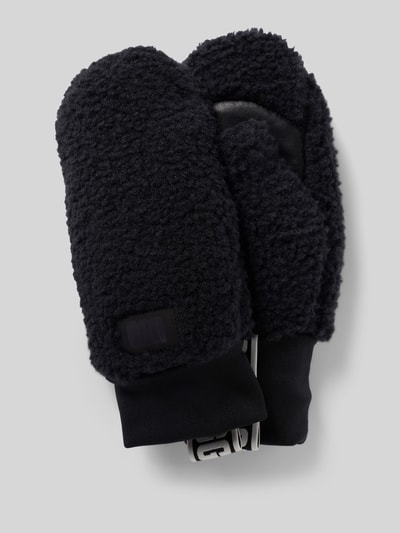UGG Handschuhe aus Fleece mit elastischem Bund Black 1