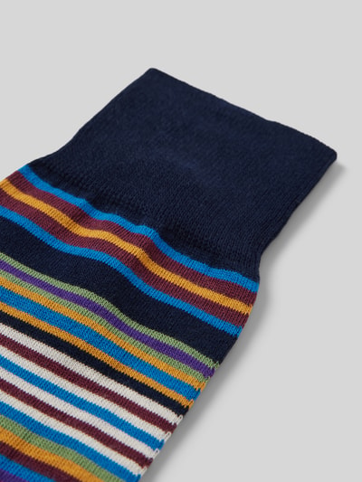 PAUL SMITH Socken mit Strukturmuster Modell 'HAWKINS' Marine 2