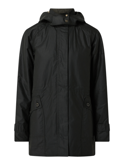 Barbour Parka van gewaxt katoen, model 'Cannich' Olijfgroen - 2