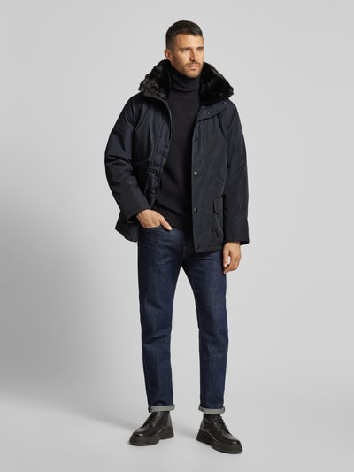 Wellensteyn Jacke mit Kapuze Modell 'HALIFAX' Marine 1