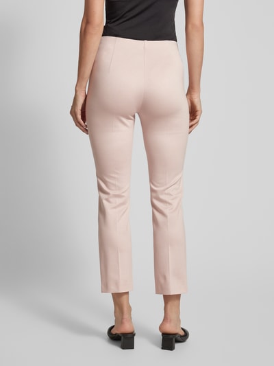 Marc Cain Slim fit stoffen broek met vaste persplooien Roze - 5