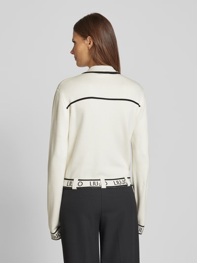 LIU JO SPORT Cardigan mit Gürtel Offwhite 5