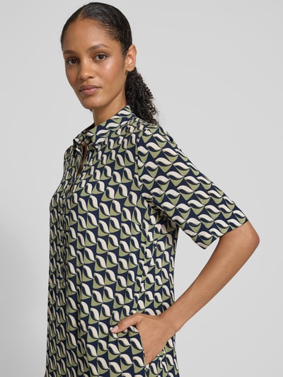 Betty Barclay Knielanges Hemdblusenkleid aus Viskose Marine 3