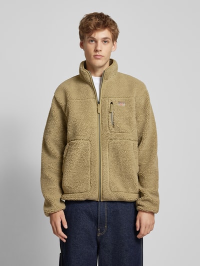 Dickies Sweatjacke mit Label-Detail Modell 'MOUNT HOPE' Khaki 4