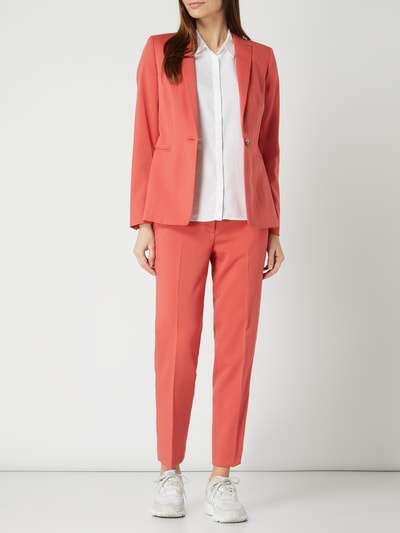 Esprit Collection Stoffen broek met losse pasvorm en stretch, model 'Newport'  Terracotta - 1