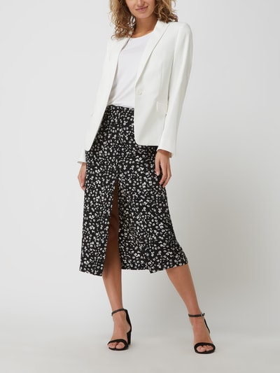 Calvin Klein Jeans Midirock mit floralem Muster  Schwarz 1