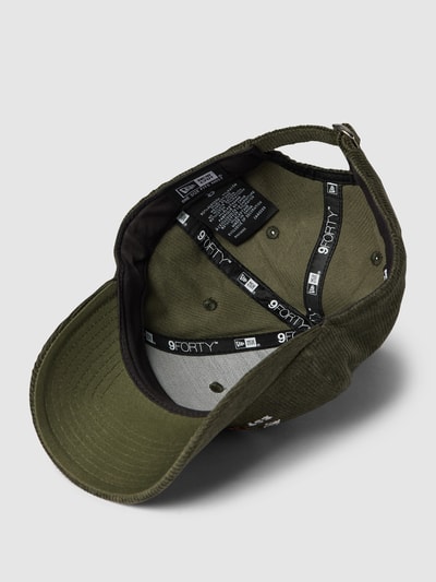 New Era Pet van corduroy met motiefstitching,model '9FORTY®' Olijfgroen - 2