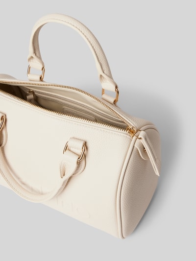 VALENTINO BAGS Handtasche mit Label-Prägung Modell 'RISED' Ecru 4