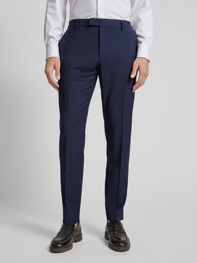 Strellson Spodnie do garnituru o kroju slim fit z wpuszczanymi kieszeniami Ciemnoniebieski 4