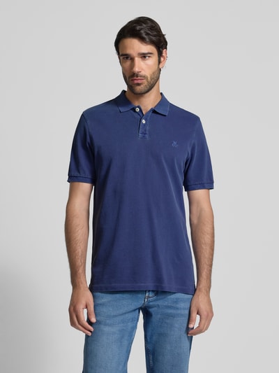 Marc O'Polo Regular Fit Poloshirt aus reiner Baumwolle Royal 4