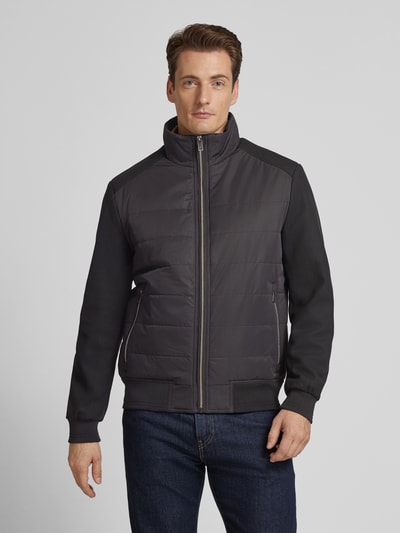 Christian Berg Men Steppjacke mit Stehkragen Black 4