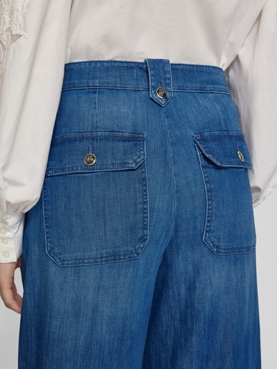 Marella Jeans mit französischen Eingrifftaschen Jeansblau 3