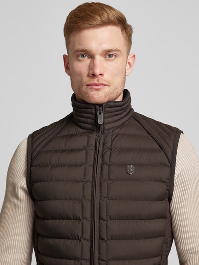 Wellensteyn Functioneel gilet in doorgestikte look, model 'MOLECULE' Olijfgroen - 3