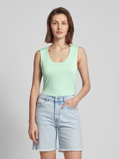 Marc O'Polo Tanktop mit Seitenschlitzen Mint 4