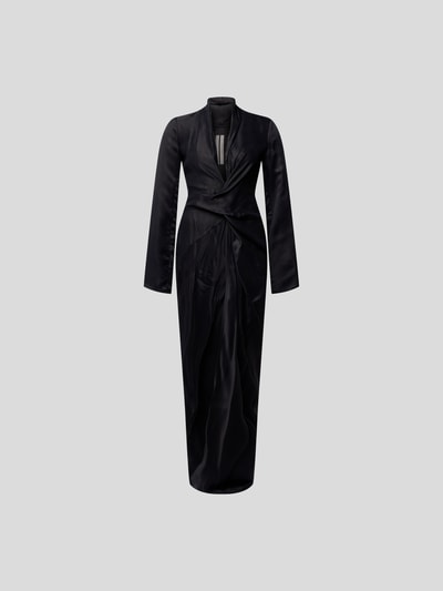 Rick Owens Kleid mit Wickel-Optik Schwarz 2
