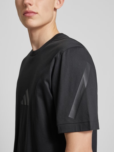 ADIDAS SPORTSWEAR T-Shirt mit Label-Print Black 3