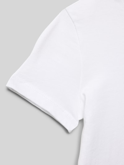 Tommy Hilfiger Kids T-Shirt mit Label-Print Weiss 2