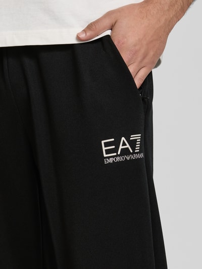 EA7 Emporio Armani Sweatpants mit elastischem Bund Black 3