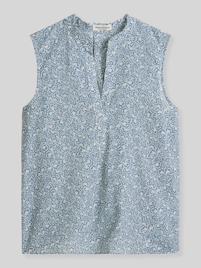 Marc O'Polo Loose Fit Blusentop aus reiner Baumwolle Aqua 2