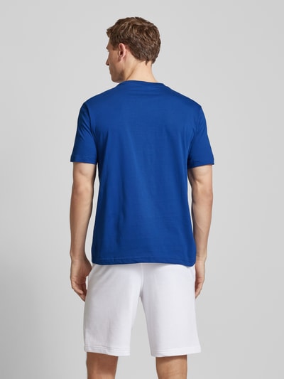 CHAMPION T-Shirt mit Logo-Stitching Blau 5