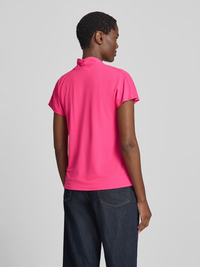 FREE/QUENT Regular Fit Bluse mit V-Ausschnitt Modell 'Yrsa' Pink 5