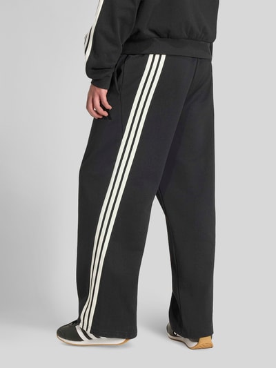 adidas Sportswear Loose Fit Sweathose aus reiner Baumwolle Black 4