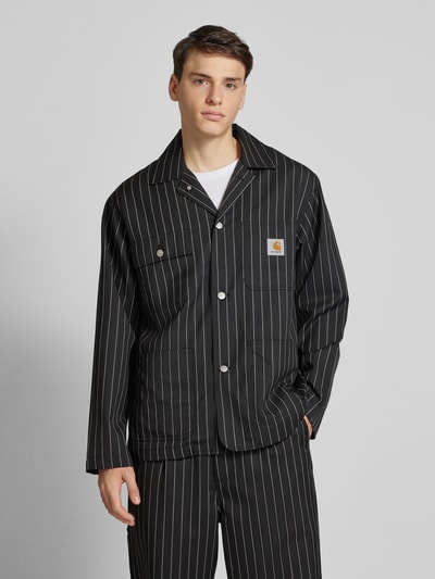 Carhartt Work In Progress Sakko mit Label-Patch Modell 'SEATON' Black 4