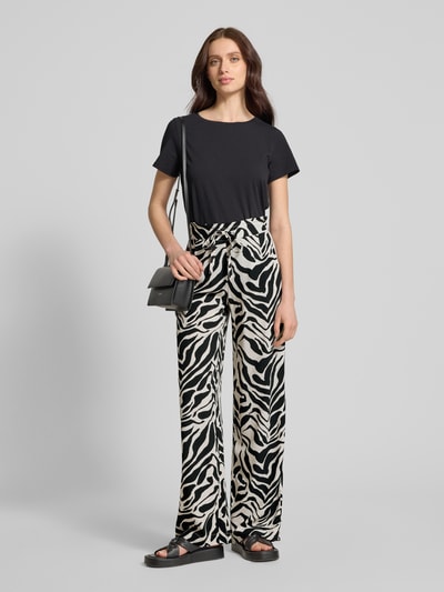 Christian Berg Woman Stoffhose mit Tunnelzug Ecru 1