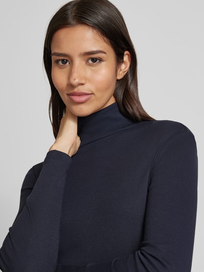 s.Oliver RED LABEL Shirt met lange mouwen van puur katoen Marineblauw - 3