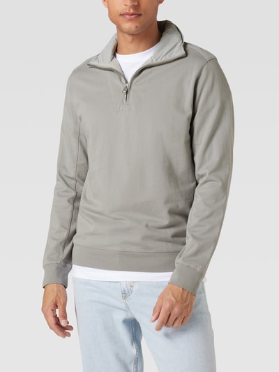 BOSS Orange Sweatshirt met capuchon, model 'Zwash' Middengrijs - 4