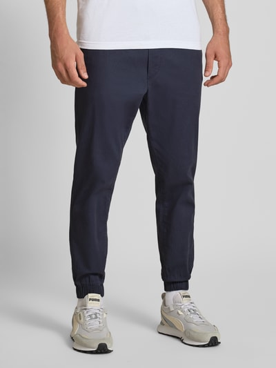 Jack & Jones Regular Fit Jogpants mit elastischem Bund Modell 'GORDON' Dunkelblau 4