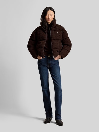 Polo Ralph Lauren Regular Fit Steppjacke aus Woll-Kaschmir-Mix Schoko 1