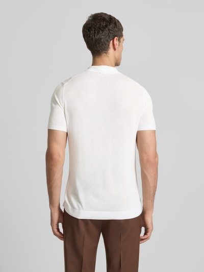 Strellson Koszulka polo o kroju regular fit z czystej wiskozy model ‘VADIM’ Biały 5